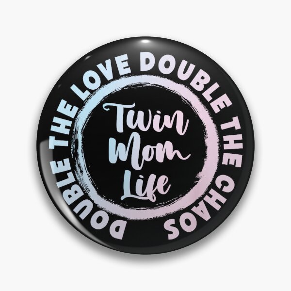 Item preview, Twin Mom Life Double Trouble Quote  designed and sold by zamiokaline.