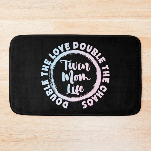 Item preview, Twin Mom Life Double Trouble Quote  designed and sold by zamiokaline.