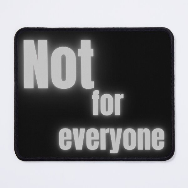 Item preview, Not For Everyone Glow Aesthetic Streetwear Quote designed and sold by byLizedesigns.