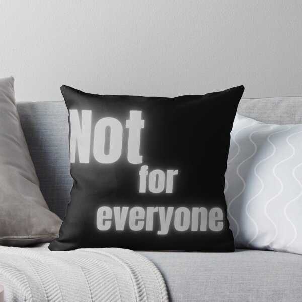 Item preview, Not For Everyone Glow Aesthetic Streetwear Quote designed and sold by byLizedesigns.