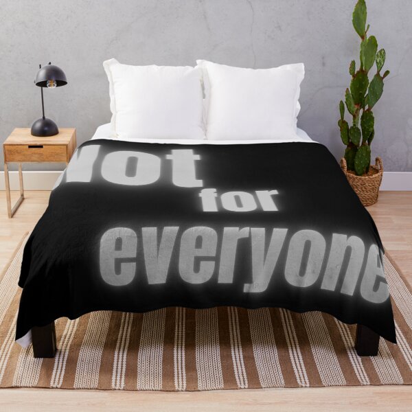 Item preview, Not For Everyone Glow Aesthetic Streetwear Quote designed and sold by byLizedesigns.
