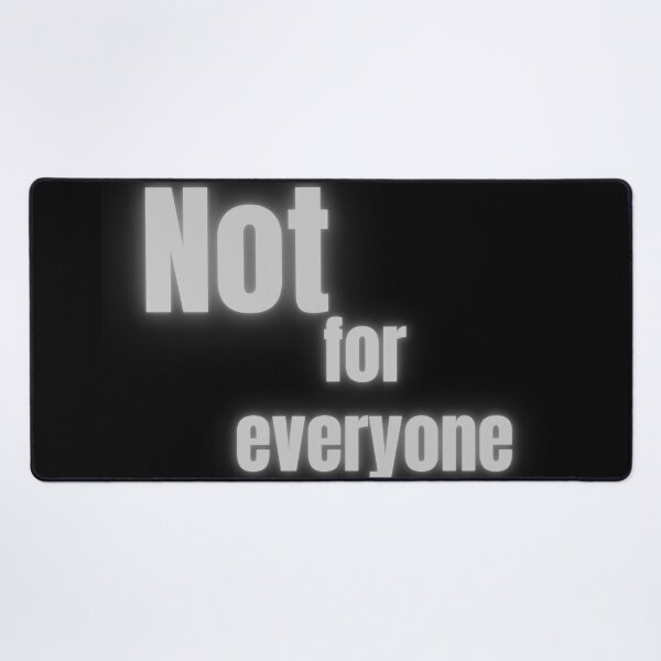 Item preview, Not For Everyone Glow Aesthetic Streetwear Quote designed and sold by byLizedesigns.