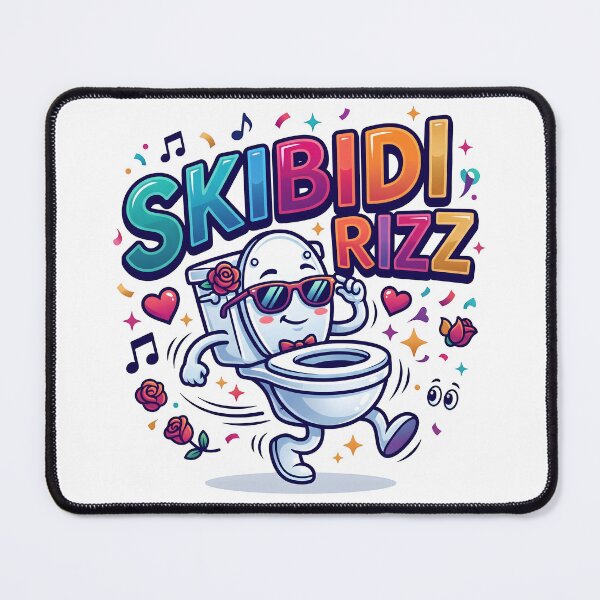Item preview, modern aesthetics, skibidi, gen z designs, skibidi rizz designed and sold by TrueArtVibes.