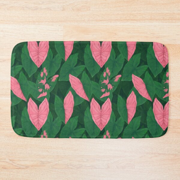 Item preview, Pink Splash Caladium Leaves - Aesthetic Tropical Pastel Botanical Pattern designed and sold by Niji Hibana.