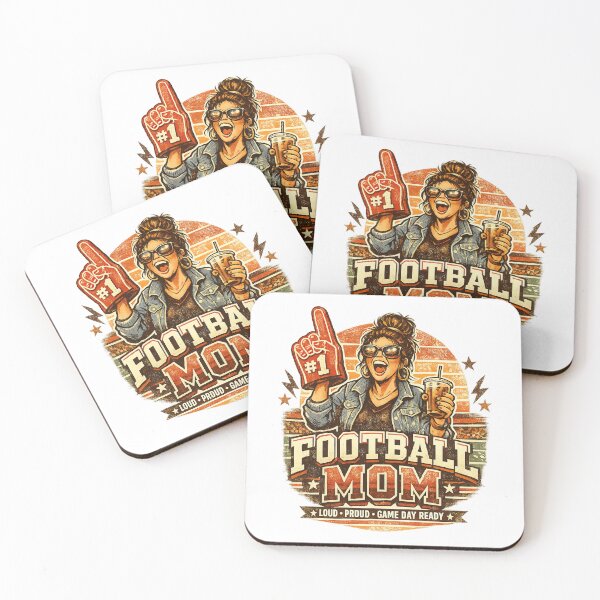 Item preview, Football Mom, Retro Vintage Style designed and sold by graphic-genie.