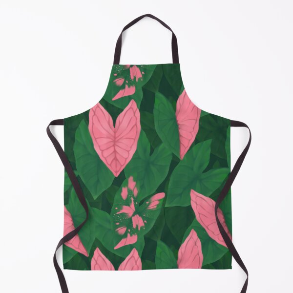 Item preview, Pink Splash Caladium Leaves - Aesthetic Tropical Pastel Botanical Pattern designed and sold by Niji Hibana.
