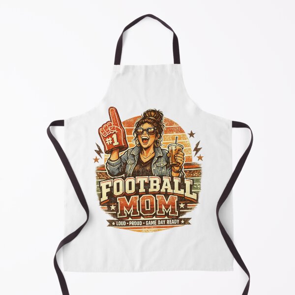 Item preview, Football Mom, Retro Vintage Style designed and sold by graphic-genie.