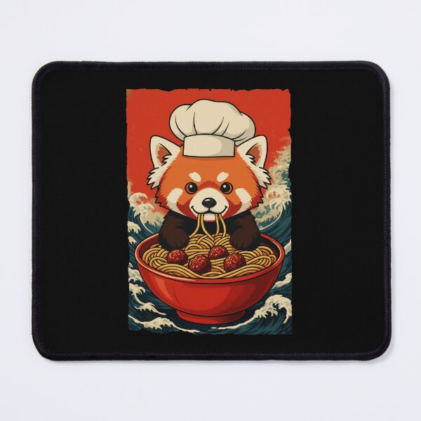 Item preview, Red Panda Ramen Chef Cute Japanese Style designed and sold by JordynLadukeg65.
