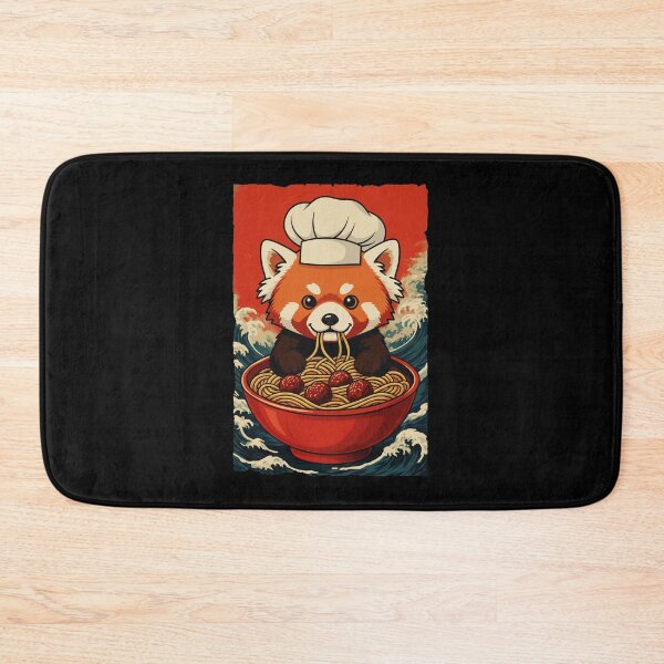 Item preview, Red Panda Ramen Chef Cute Japanese Style designed and sold by JordynLadukeg65.