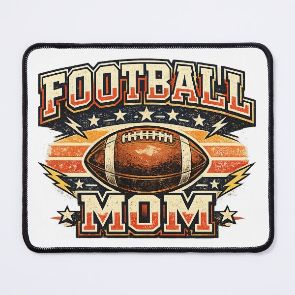 Item preview, Football Mom, Retro Vintage Style designed and sold by graphic-genie.