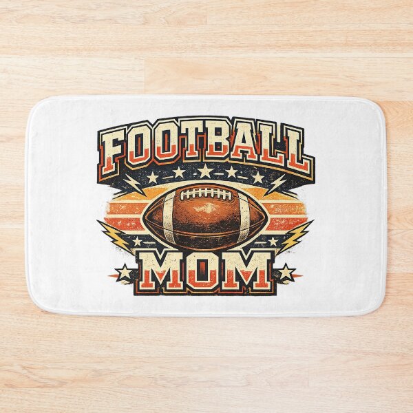 Item preview, Football Mom, Retro Vintage Style designed and sold by graphic-genie.