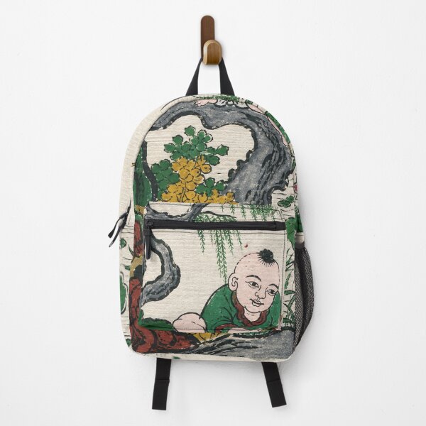 Item preview, Little Fisher Boy Traditional Garden Illustration designed and sold by eliramaison.