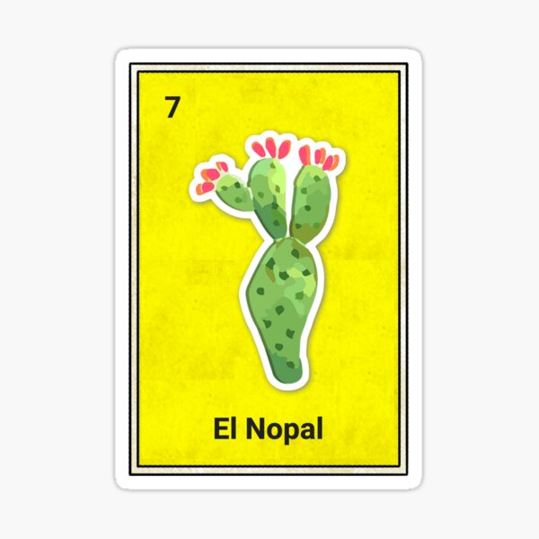 El Nopal Mexican Loteria Card