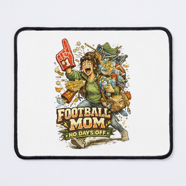 Item preview, Football Mom, Retro Vintage Style designed and sold by graphic-genie.