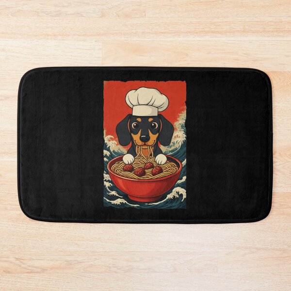 Item preview, Dachshund Ramen Dog Funny Noodle  designed and sold by JordynLadukeg65.