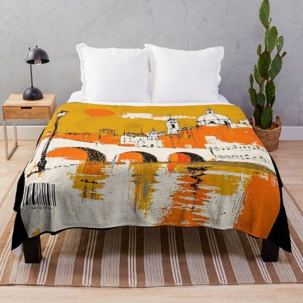 Item preview, Vintage City Bridge Abstract designed and sold by Modaozushi216.