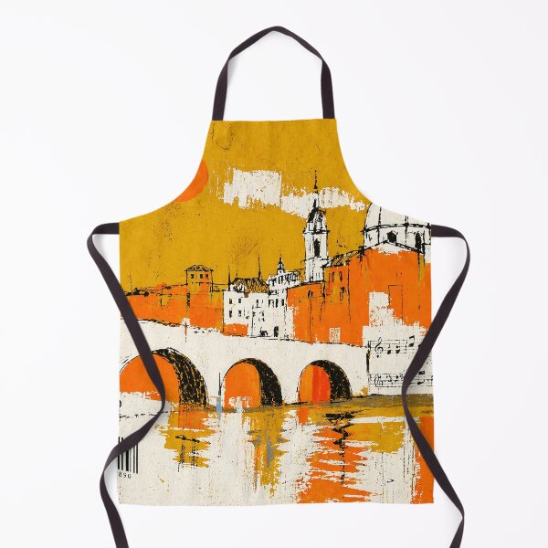 Item preview, Vintage City Bridge Abstract designed and sold by Modaozushi216.