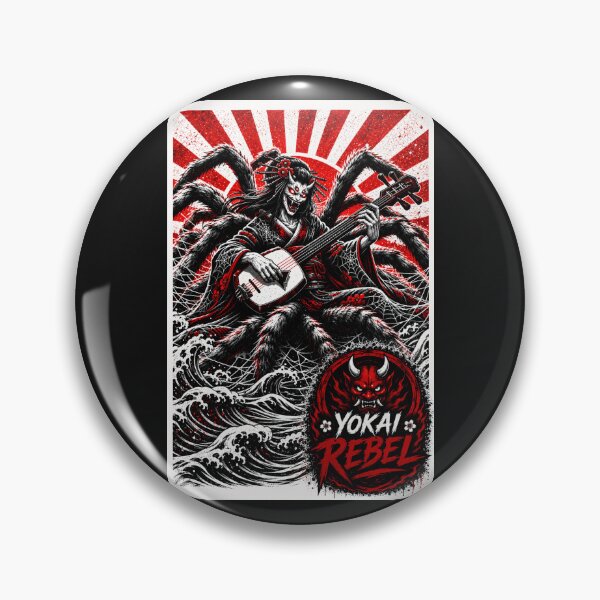 Item preview, Yokai Rebel - Jorogumo - Kumo no Kanade (The weaver of songs) designed and sold by Yokai Rebel.