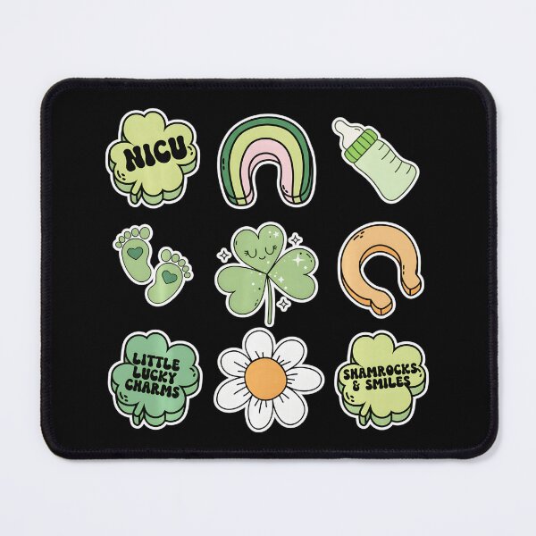 Item preview, NICU Crew St Patricks Day Lucky Icons designed and sold by zamiokaline.