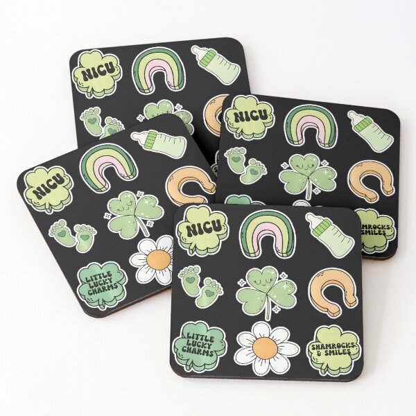 Item preview, NICU Crew St Patricks Day Lucky Icons designed and sold by zamiokaline.