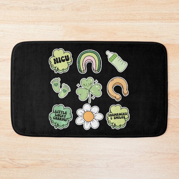 Item preview, NICU Crew St Patricks Day Lucky Icons designed and sold by zamiokaline.