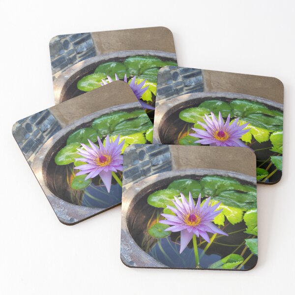 Item preview, Purple Water Lily in a Pot designed and sold by Facebook.com/ ArtByAmyMinori.