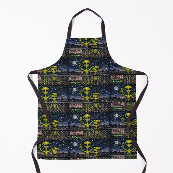 Item preview, Area 51 Warning Do Not Enter Aliens designed and sold by The Art Queen Of Michigan .