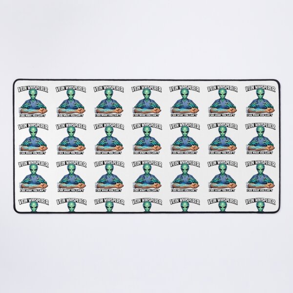 Item preview, Funny Alien Phlebotomist Meme Design Vein Whisperer Blood Draw Tech Humor Gift for Phlebotomy Week Halloween Sci Fi Medical Nerd designed and sold by ClinicalHubs.