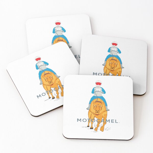 Item preview, MotoCamel with Adventure Rider on a charging camel.  designed and sold by PISS TAKE .