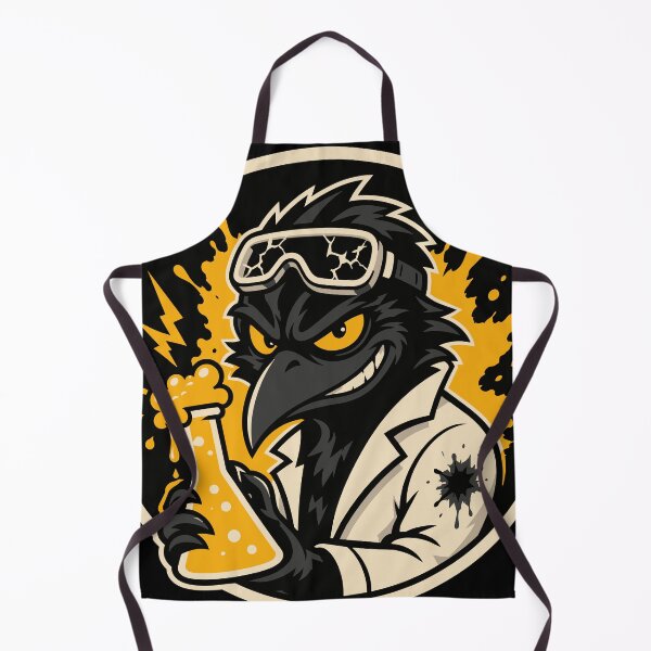Item preview, Mad Scientist Crow – Funny Raven Science designed and sold by EchoBlue Studio.