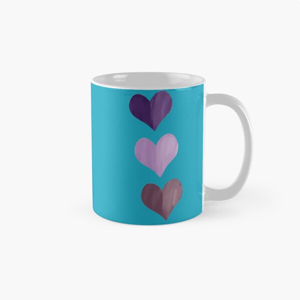 Item preview, Hand- Painted Purple Hearts Trio - Minimalist Boho Aesthetic  designed and sold by digitalbob60.