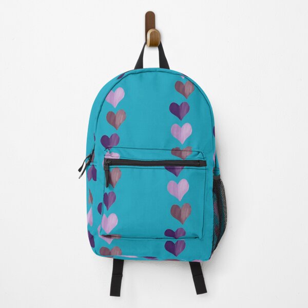 Item preview, Hand- Painted Purple Hearts Trio - Minimalist Boho Aesthetic designed and sold by digitalbob60.
