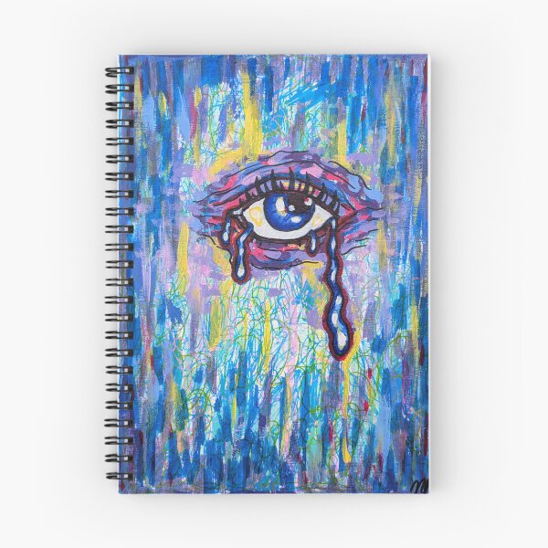 Item preview, Crying Eye (Purple) designed and sold by Leala Makes Art.