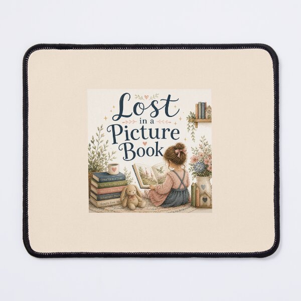 Item preview, Lost in a Picture Book Whimsical Reading Design for Kids Teachers and Book Lovers designed and sold by Novel Works Studio.