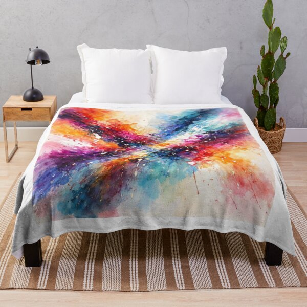 Item preview, Vibrant Abstract Color Explosion designed and sold by JcAbstractArt.