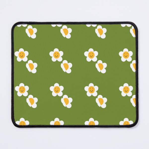 Item preview, Retro Groovy Smiley Daisy Pattern - 70s Flower Power Dopamine Decor designed and sold by Niji Hibana.