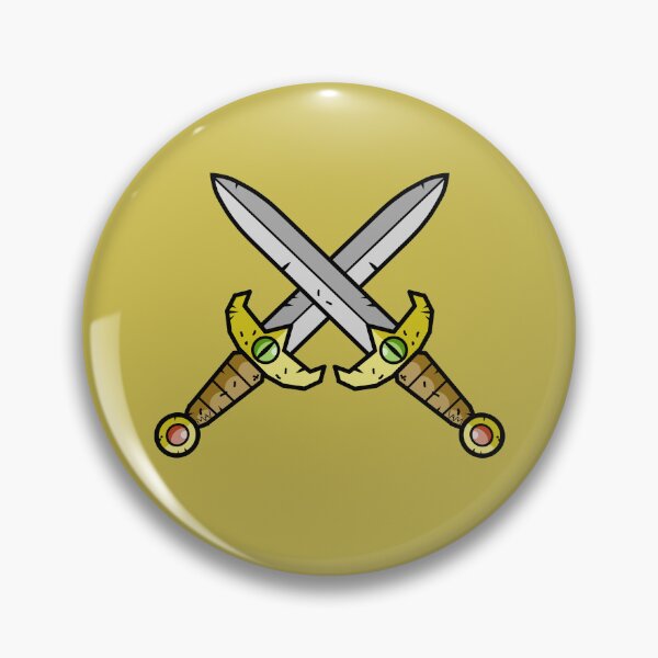 Item preview, Crossed fantasy swords of awesomenous! designed and sold by AlfreyArt.