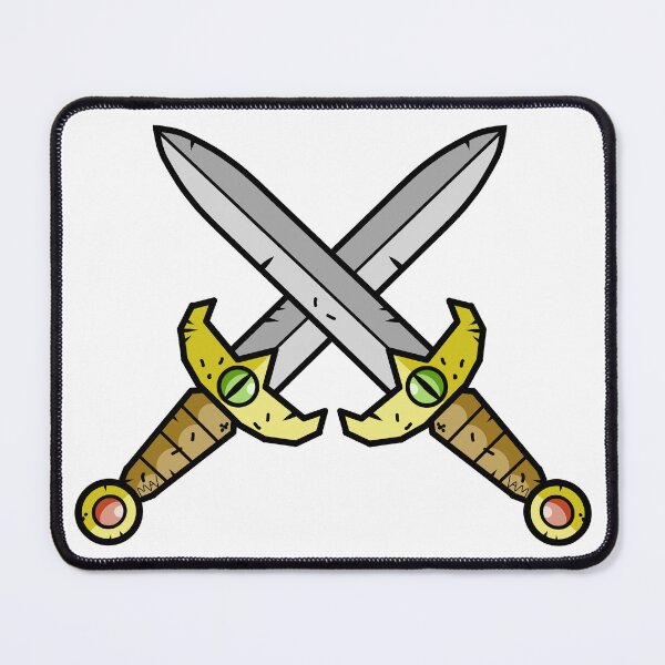 Item preview, Crossed fantasy swords of awesomenous! designed and sold by AlfreyArt.