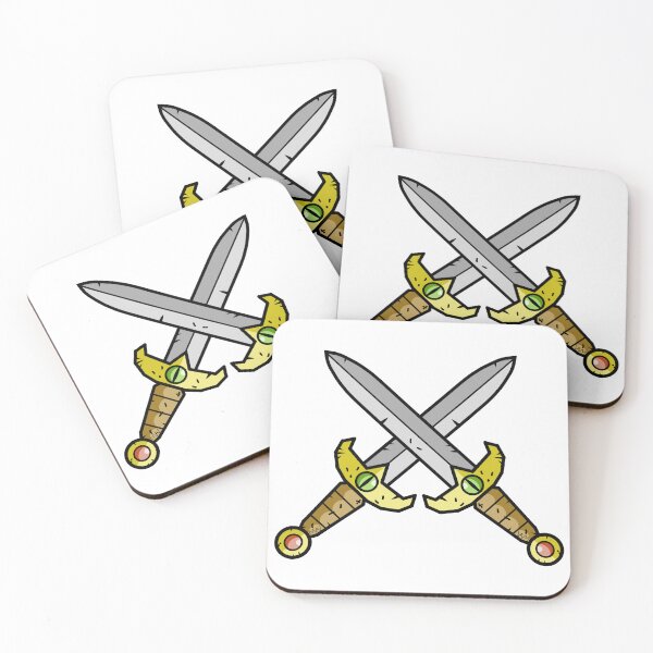Item preview, Crossed fantasy swords of awesomenous! designed and sold by AlfreyArt.