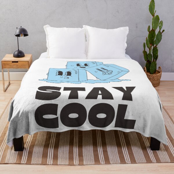 Item preview, Funny Ice Cube Illustration – Stay Cool Quote designed and sold by Anomaly 404 Error.