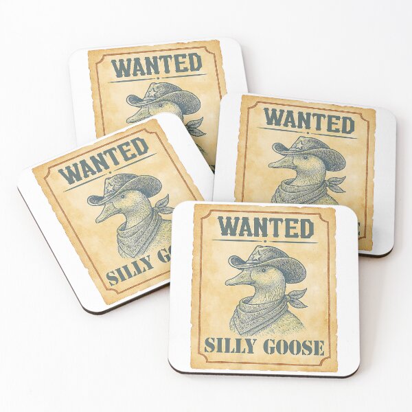 Item preview, Silly Goose Got Too Silly Western Cowboys Wanted Silly Goose T-Shirt_4500x5400 designed and sold by CriseldaBruning.