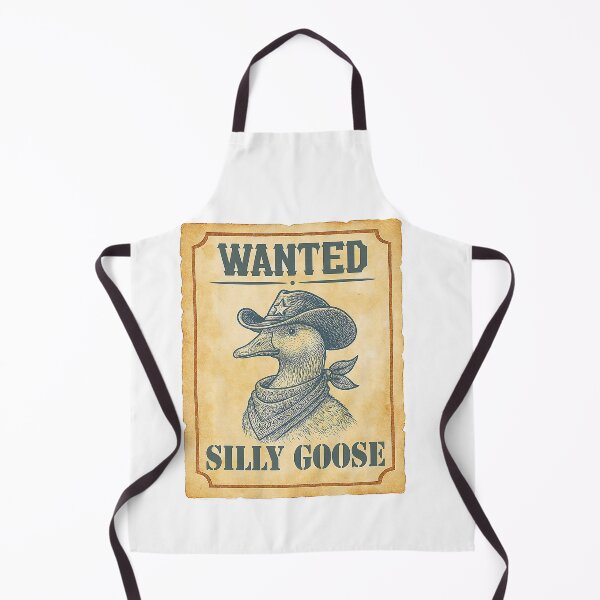 Artikelvorschau, Silly Goose Got Too Silly Western Cowboys Wanted Silly Goose T-Shirt_4500x5400 entworfen und verkauft von CriseldaBruning.
