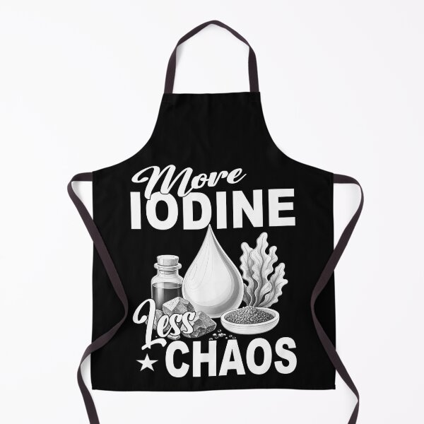 Item preview, More Iodine Less Chaos - Monochrome Wellness Supplement Mineral Thyroid Management Hashimoto's  designed and sold by Jt41.