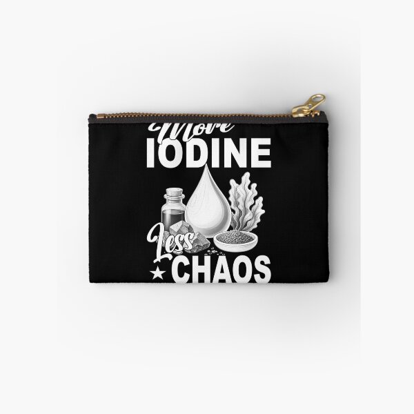 Item preview, More Iodine Less Chaos - Monochrome Wellness Supplement Mineral Thyroid Management Hashimoto's  designed and sold by Jt41.