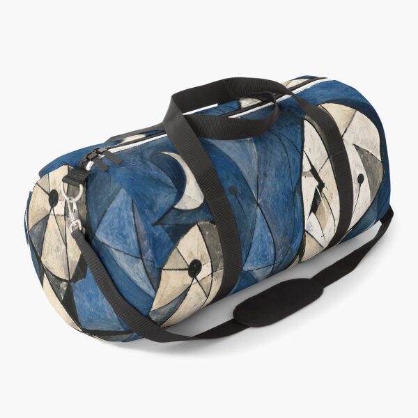 Item preview, Deep Blue Night - Abstract Cubist Figures under the Moon designed and sold by Lifer Art and Design.