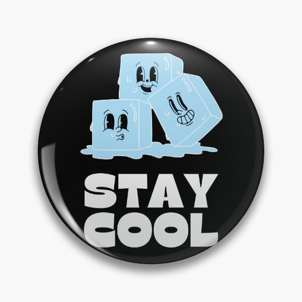 Item preview, Copy of Funny Ice Cube Illustration – Stay Cool Quote designed and sold by Anomaly 404 Error.