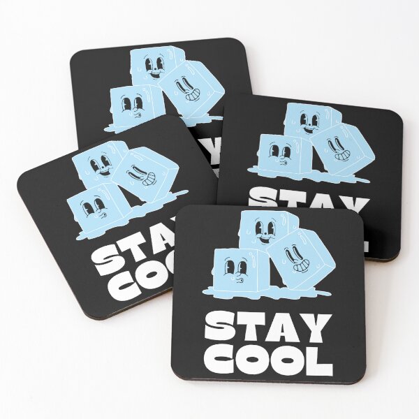 Item preview, Copy of Funny Ice Cube Illustration – Stay Cool Quote designed and sold by Anomaly 404 Error.
