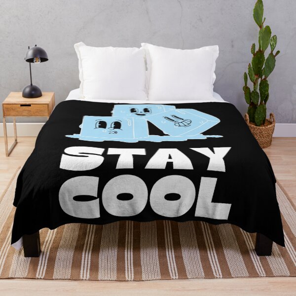 Item preview, Copy of Funny Ice Cube Illustration – Stay Cool Quote designed and sold by Anomaly 404 Error.