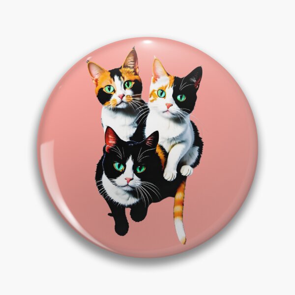 Item preview, Cute Trio of Tuxedo and Calico Cats Illustration designed and sold by AlxVel.