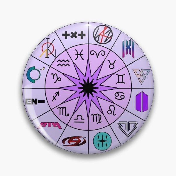 Item preview, KPOP Zodiac Wheel - Boy Groups designed and sold by Ikkified.